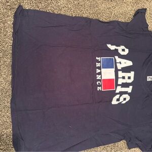 Navy Paris France T-Shirt